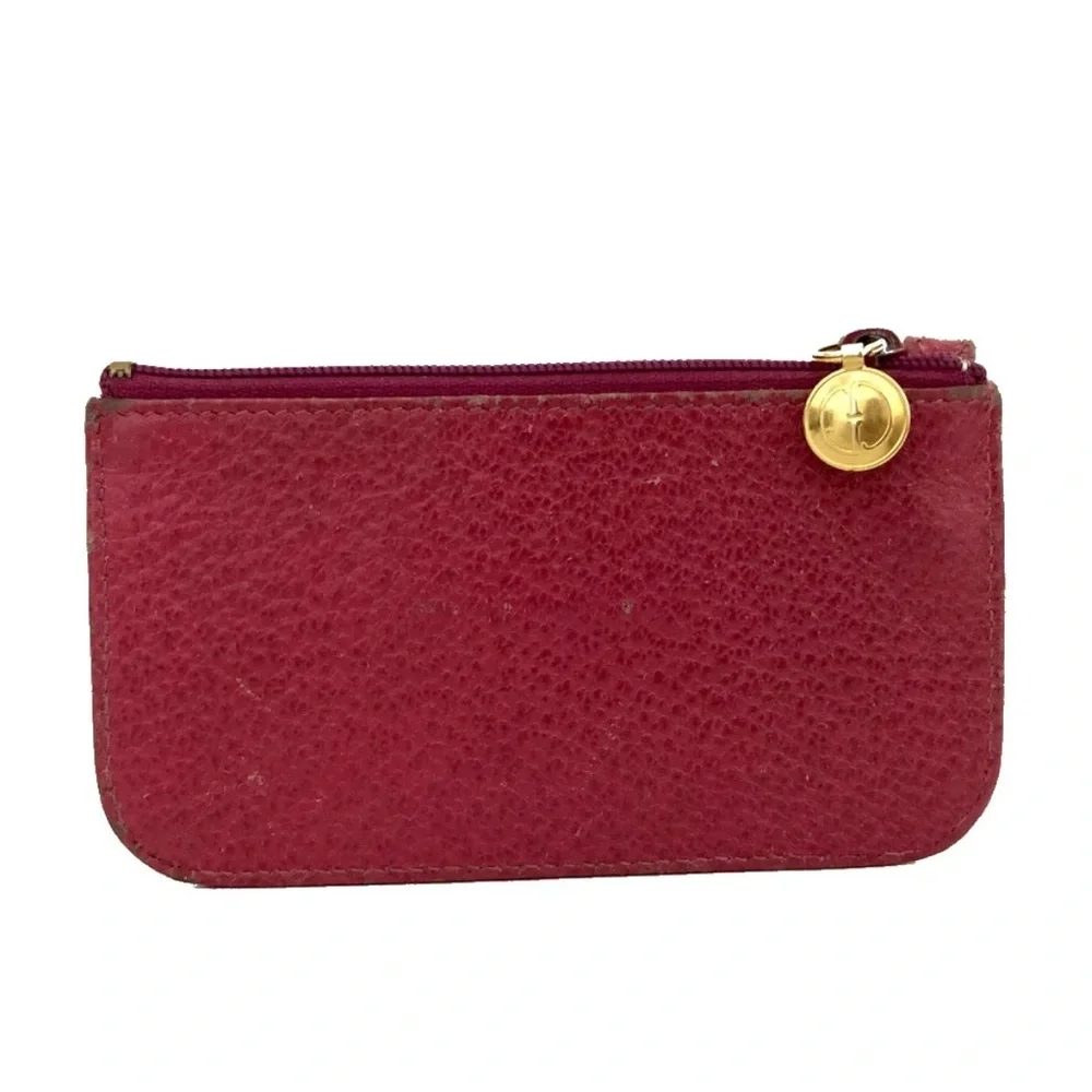 Gucci Red Leather Key/Coin Pouch - Picture 4 of 8